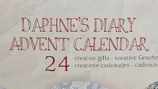 Daphne's Diary Advent Calendar Reveal - Day 22! #junkjournaling #adventcalendar #gifts