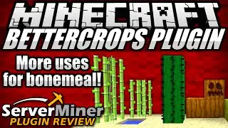 How to grow more crops in Minecraft with BetterCrops Plugin