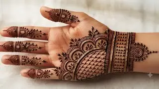 Latest beautiful stylish mahendi disign//frant hand mehendi design 