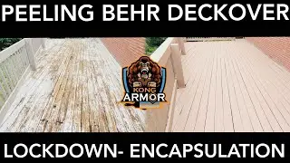 Peeling Behr Deck Over is Encapsulated and Locked_Down by World's Toughest Deck Armor | Kong Armor