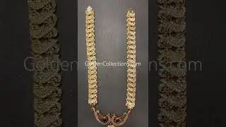 Multicolor Long Necklace  for Deity Decoration GoldenCollections #deityjewellery #longharamnecklaces