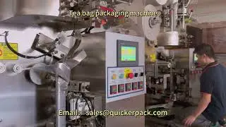 Single chamber filter paper tea bag packaging machine for Indonesian black tea Delivery #teabag