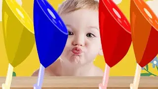 Learn To Read Colors With Bad Baby Crying And Learn Colors With Chicken Thighs Cute School Bus Kid