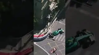 Vettel Lockup in Baku #shorts