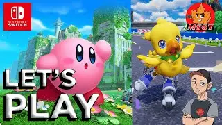 LET'S PLAY Kirby And The Forgotten Land DEMO and Chocobo GP LITE on Nintendo Switch