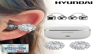 HYUNDAI HY C03 Fashionable Bluetooth Earphones With Bow Decor Open Ear Design Long Battery