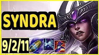SYNDRA VS EKKO - 9/2/11 KDA MID GAMEPLAY CHALLENGER I