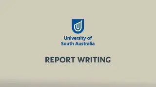 Study Help: Report Writing