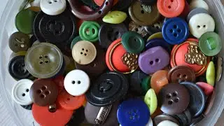 How to Sew a Button - 6 Different Buttons