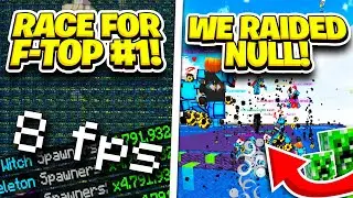 Race For F-TOP #1 **We Raided Null?** | Minecadia Minecraft Factions