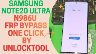 Samsung Note20 Ultra N986U Erase Frp One Click By UnlockTool Via Cable EDL | n986u frp bypass