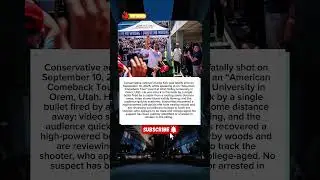 BREAKING NEWS : Conservative Activist Charlie Kirk Fatally Shot During Utah Event!  #shorts #news