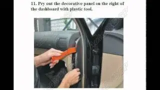 how to install vw golf dvd gps player?