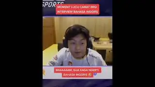 Bram gue gak ngerti bahasa Inggris || momen RRQ Psycho saat interview || pro player mobile legends
