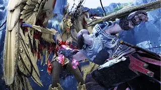 God of War - Sigrun Barehanded Only with OP Zeus Build (NG+ GMGOW)