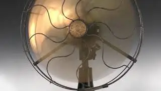 In Action - Eck, 'Hurricane' A/C Oscillating Fan, circa 1915
