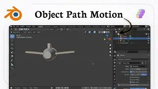Как заставить объект следовать по траектории в Blender