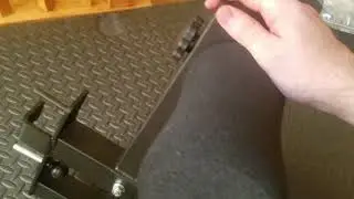 Wobbling Knee Holder Part on MyRack Lat Pulldown Seat for Cable Crossover Attachment