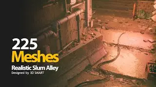 UnrealEngine Package: Realistic Slum Alley