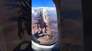 Unseen Footage: Giant Monster Filmed from Airplane Window