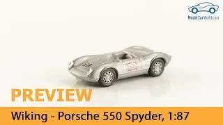 Wiking - Preview 1:87 Porsche 550 Spyder