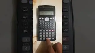 Calculate Cosine &pi;/3 value using Calculator | Casio fx-100MS  #calculate #mathtricks #trigonometry