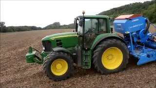John Deere 7530 Premium | Lemken Solitair 9-setí řepky 2013