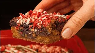 Мятные батончики с печеньем