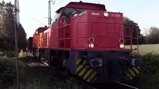 Awesome Short Mixed Freight Train With Diesel Power , 2 G1206BB ! 👍👍👍👍👍👍🚂 At Kaldenkirchen 21.7.2017