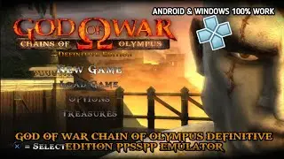 How to Install Texture God of War Chain of Olympus Definitive Edition PPSSPP 4K 100% WORKING ANDR...