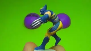Kinder Niespodzianka Po Polsku MARVEL Wolverine (Surprise eggs Unboxing)