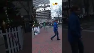 Tire Tap Tuesday: Tapping around the Christmas Tree at Triangle Park