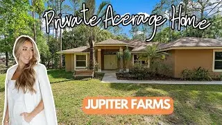 Jupiter Farms Acreage Home For Sale! 4 Bedrooms and a New Roof