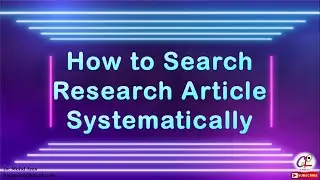 How to search research paper on sciencedirect
