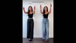 Styling a basic body suit😳subscribe for more#bodysuit #youtubeshorts #clothhacks Yh #outfitideas