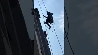work at height, it is dangerous！ #workatheight