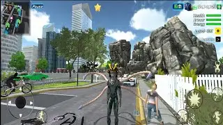 Rope Frog Ninja Hero Car Vegas; Walkthrough Tentacle Rope hero -Gameplay