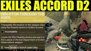 Destiny 2 - Triangulate the location of the weapon piece using the Rosetta device in 