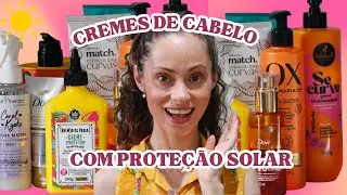 CREMES DE CABELO COM PROTE&Ccedil;&Atilde;O SOLAR: todos os meus finalizadores com prote&ccedil;&atilde;o UV