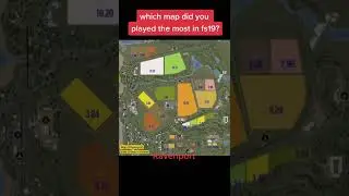 Which map did you played the most in the Fs19