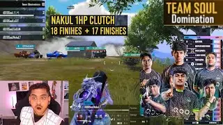 iQOO SOUL Absolute Domination! 18+17 Finishes Gameplay 🔥Nakul 1hp Clutch & Aman Reaction | Team 4H 😂