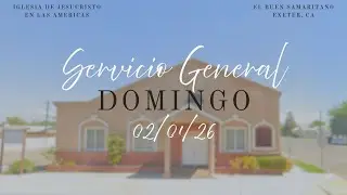 Vencer la Ceguera Espiritual | Servicio Domingo | 02/01/26