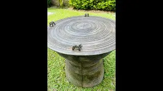 Stunning Asian Frog Rain Drum - FREE Shipping