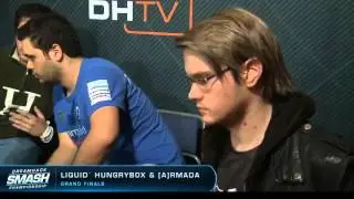 Super Smash Bros Melee Dreamhack 2015 Grand Finals Hungrybox vs Armada + Interview!