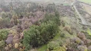 Ardeer Fen boundary fence drone flyover