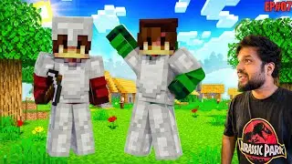 Zombie-Filled Dungeon, Rare Raw Iron & Secret Area Found 😱 | Minecraft | EP07