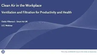 The need for clean, filtered, air in the workplace
