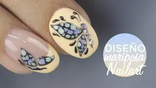 TUTORIAL Mariposa con Cristales Strass | Manicura24