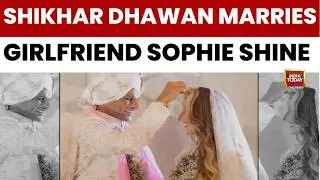 Shikhar Dhawan Marries Sophie Shine in Private Ceremony | Cricketers Attend Delhi-NCR Wedding
