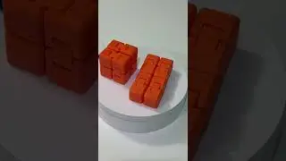 3d Printing out a Infinity fidget cube fun little toy to print and play  #3dprinting #3dprinter